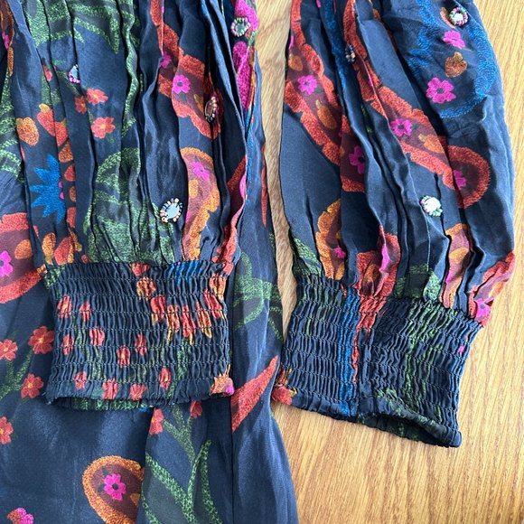 Farm Rio Tapestry Maxi Dress, NWT, sz. M - Picture 5 of 16